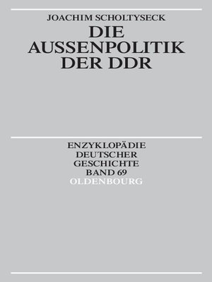 cover image of Die Außenpolitik der DDR